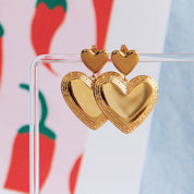 Orecchino a cuore - oro - Infinity Concept Store