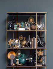 SPECCHIO CONVESSO ORO "SOLE"