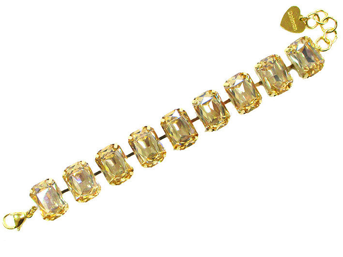 Bracciale Madreperla - Cristalli Champagne Dolman Bijoux
