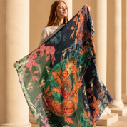 Brokante – Grande Carré in Cachemire – LYS 130x130 cm