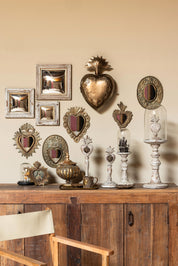 Grande decorazione Corona sotto campana