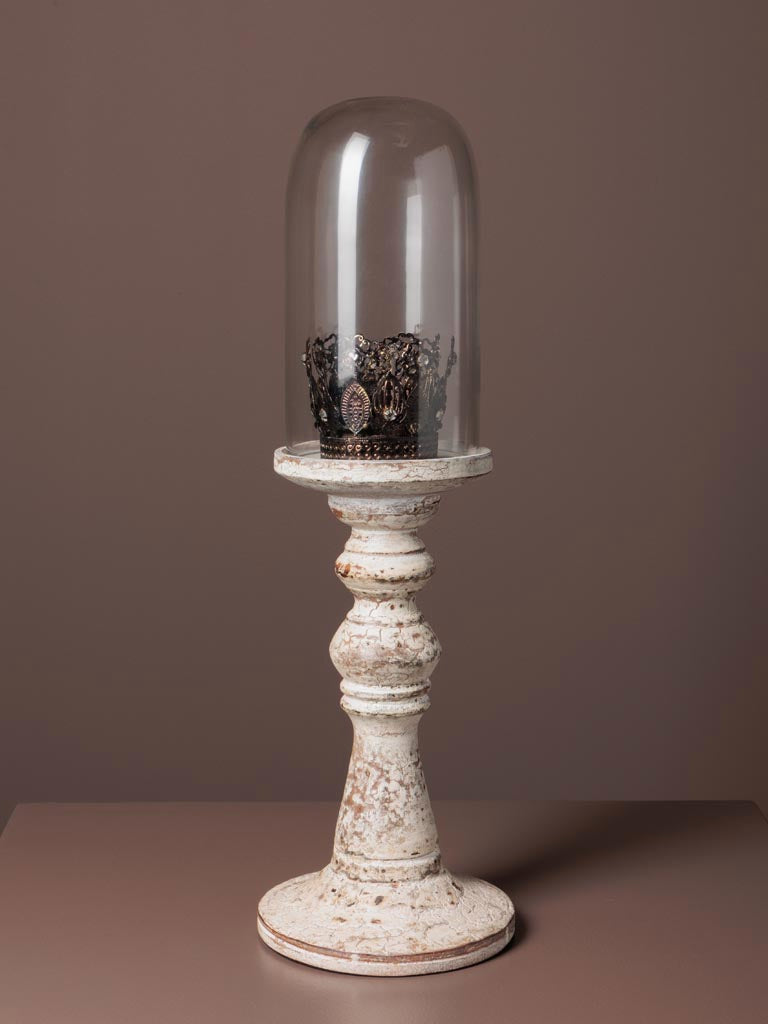 Grande decorazione Corona sotto campana