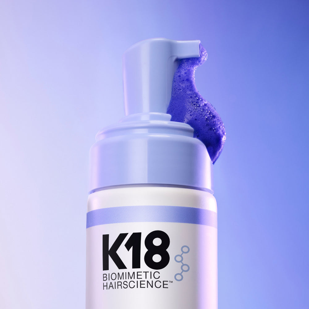 K18 TripleBright Oxidation Defense Purple Shampoo 125 ml shampoo viola professionale antigiallo capelli biondi e decolorati