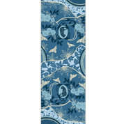 Brokante – Sciarpa in Cashmere, Lana e Seta – Leopardo Azzurro 200x70 cm