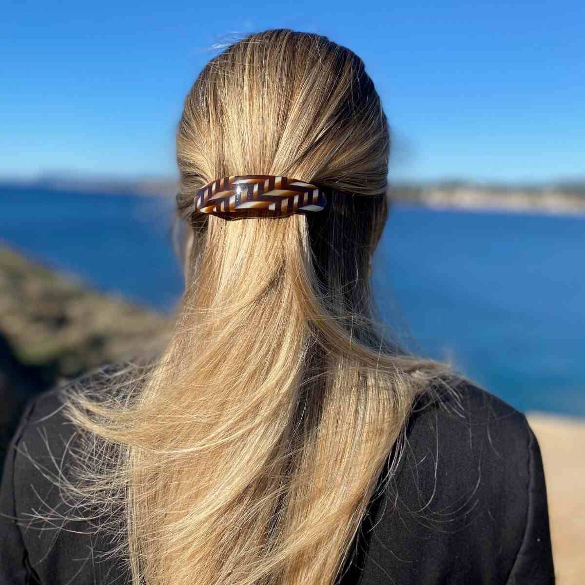 Fermaglio per capelli Delphine - Fatto a mano in Francia