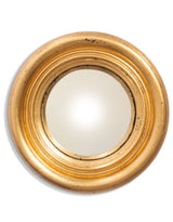 Specchio convesso rotondo dorato 25 cm