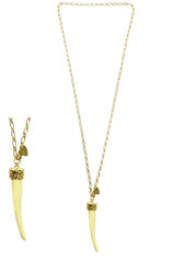 Collana Tarocchi - Cornetto Portafortuna Avorio Dolman Bijoux