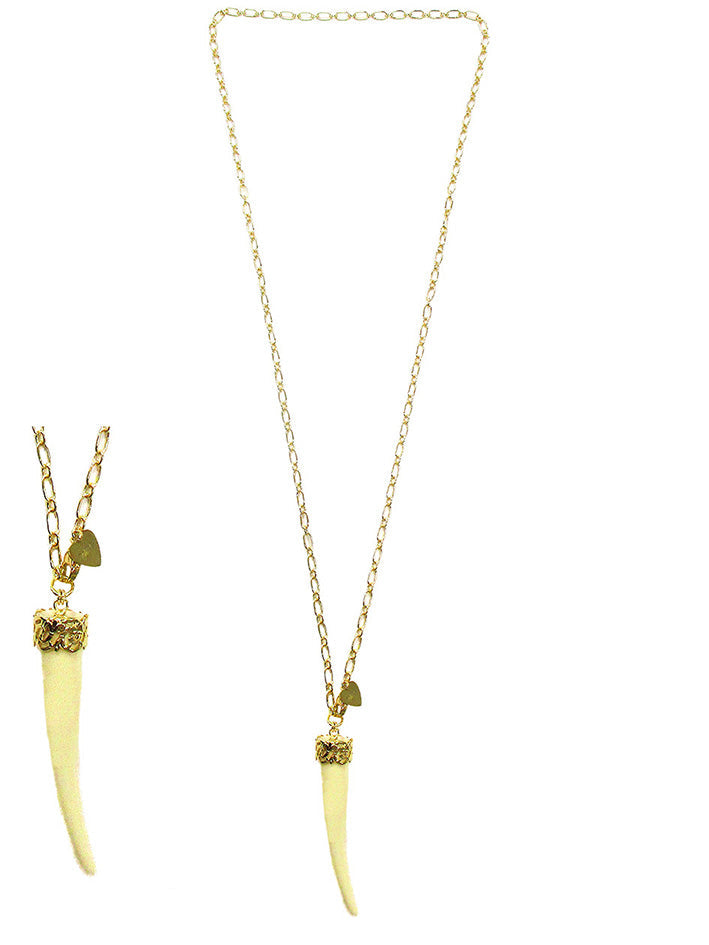 Collana Tarocchi - Cornetto Portafortuna Avorio Dolman Bijoux