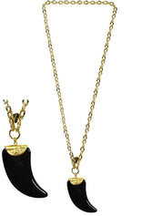 Collana Tarocchi - Cornetto Portafortuna Catena Intrecciata Dolman Bijoux