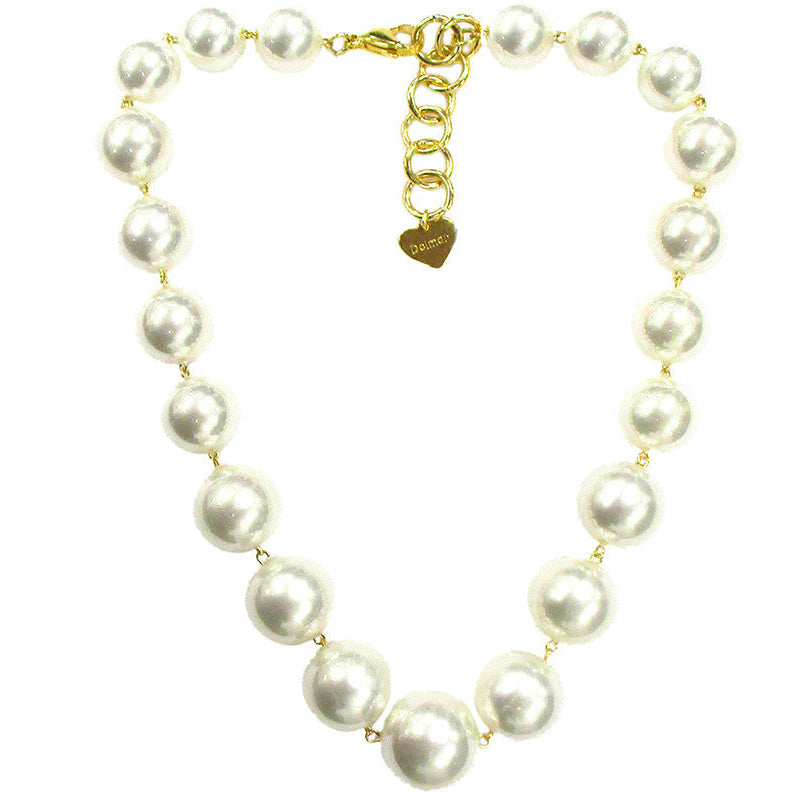 Girocollo Effervescente White - Collana Perle Dolman Bijoux