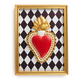 CORNICE RETTANGOLARE CUORE E ROMBI