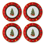 Henriette Set 4 sottopiatti Tartan Ø39 cm - Maison Noel