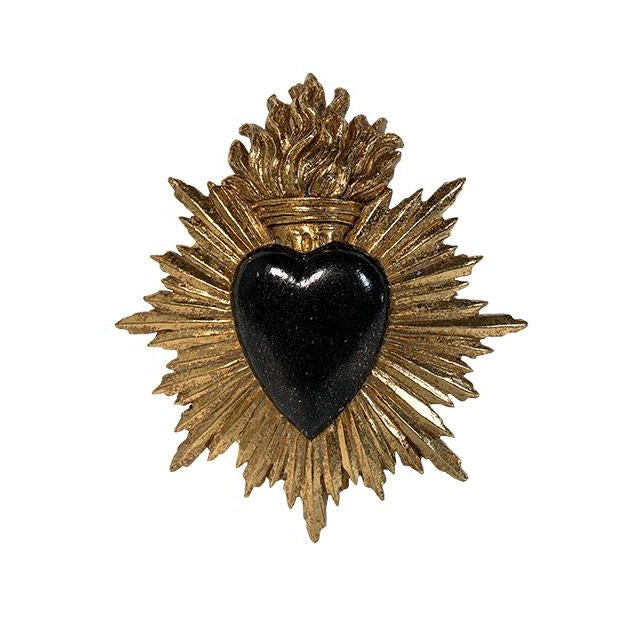 Decorazione da parete Cuore Sacro Nero