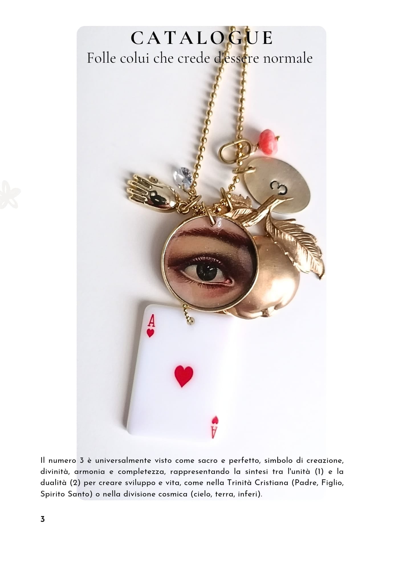 Collana La Follia - Numeri Simbolici MrBiggyBijoux