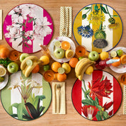 SET 4 SOTTOPIATTI RIGHE