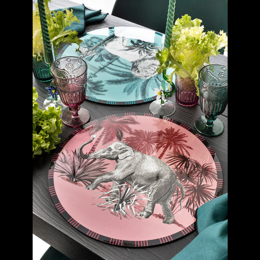 Set 4 sottopiatti animalier Ø39 cm