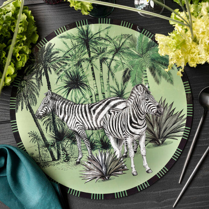 Set 4 sottopiatti animalier Ø39 cm