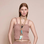 Collana Tarocchi - Cornetto Portafortuna Nero Dolman Bijoux