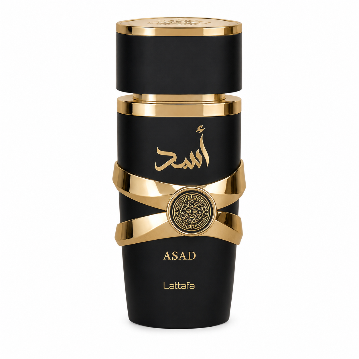 Lattafa Asad Eau de Parfum 100 ml profumo arabo uomo bottiglia nera e oro