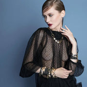 Dolman Collana Lunga Piombo