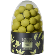 ÆGG AL LIME CRACKLE - Lime e limone • Cioccolato bianco • Liquirizia salata Lakrids by Bülow