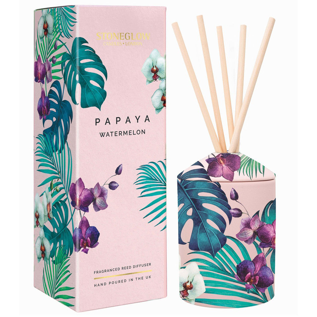 Stoneglow Papya Watermelon | Diffusore a Bastoncino Urban Botanics 200ml