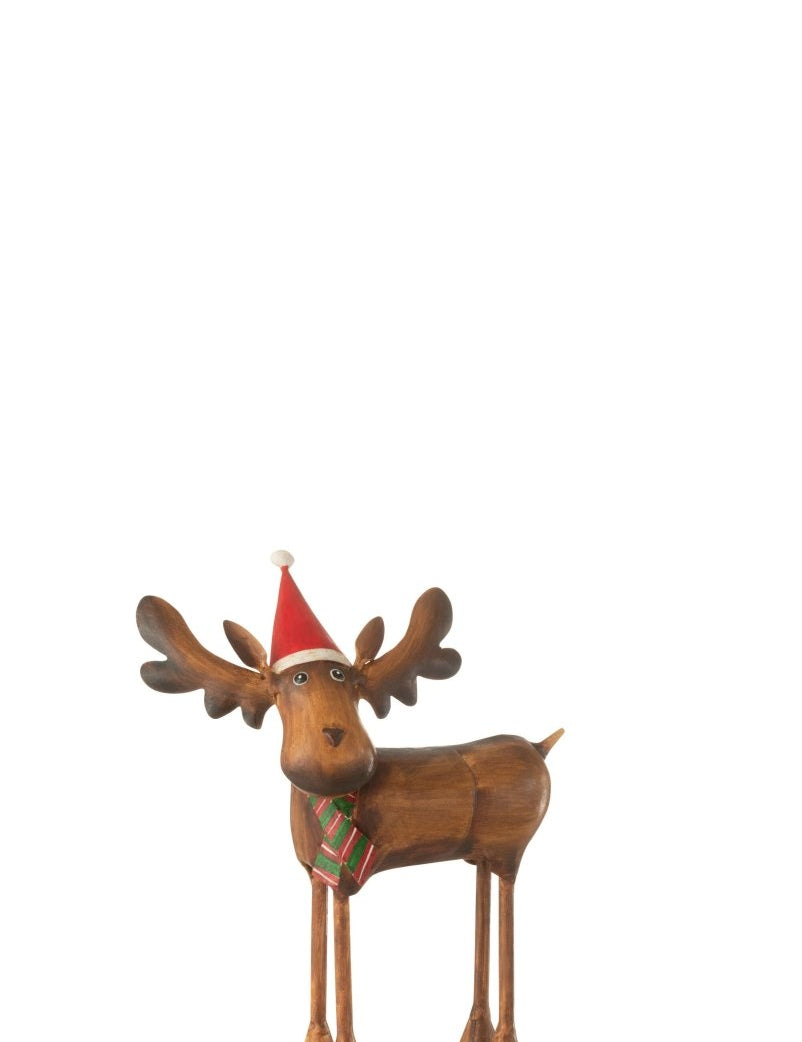 ALCE CON CAPPELLO DI NATALE - Infinity Concept Store