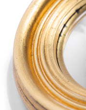 Specchio convesso rotondo dorato 25 cm
