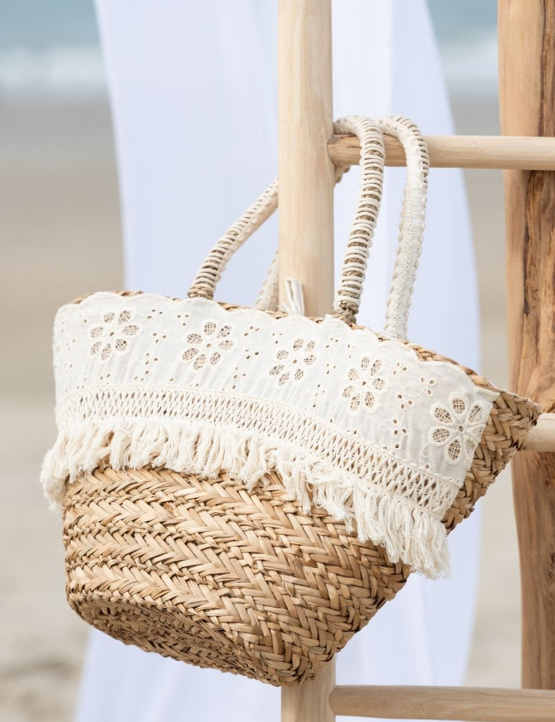 BORSA MARE FIORI E FRANGIA - Infinity Concept Store