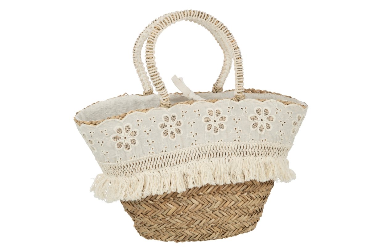 BORSA MARE FIORI E FRANGIA - Infinity Concept Store
