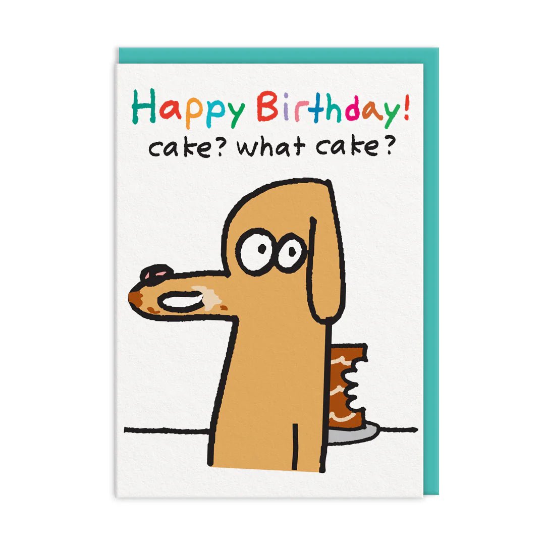 Cake? What Cake? Birthday Card - Infinity Concept Store