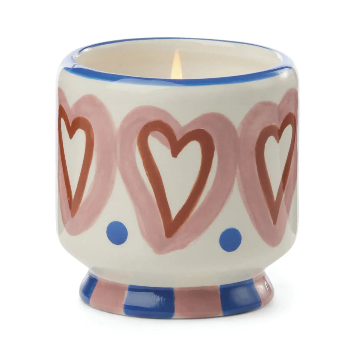 CANDELA CUORI CERAMICA 226g - Rosewood Vanilla - Infinity Concept Store