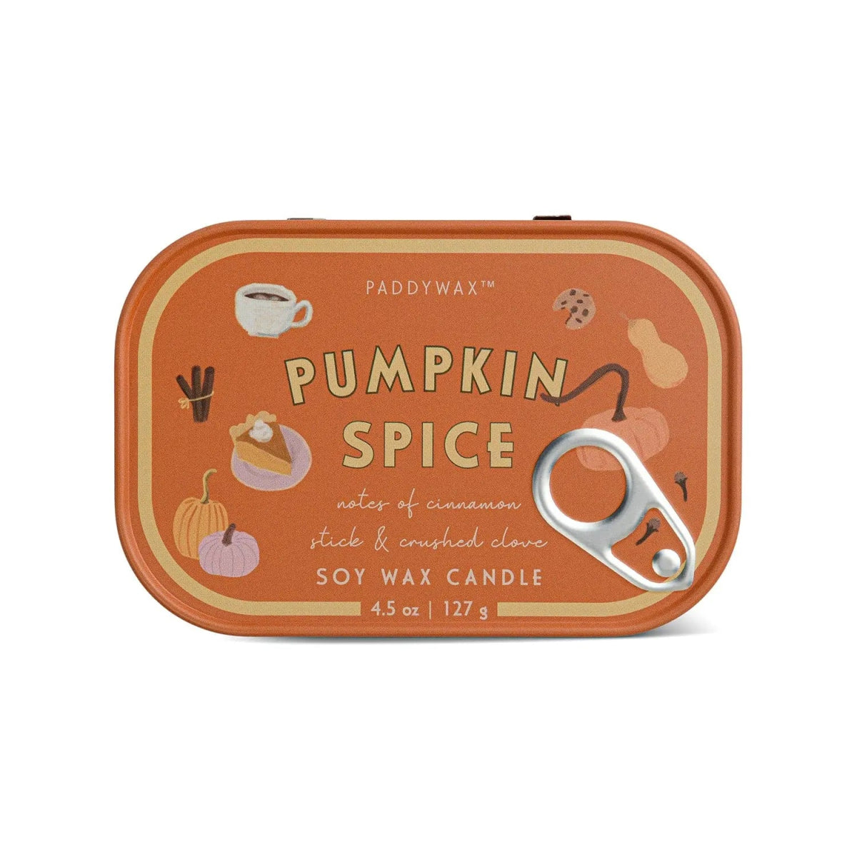 CANDELA IN LATTINA 127g - Pumpkin Spice - Infinity Concept Store