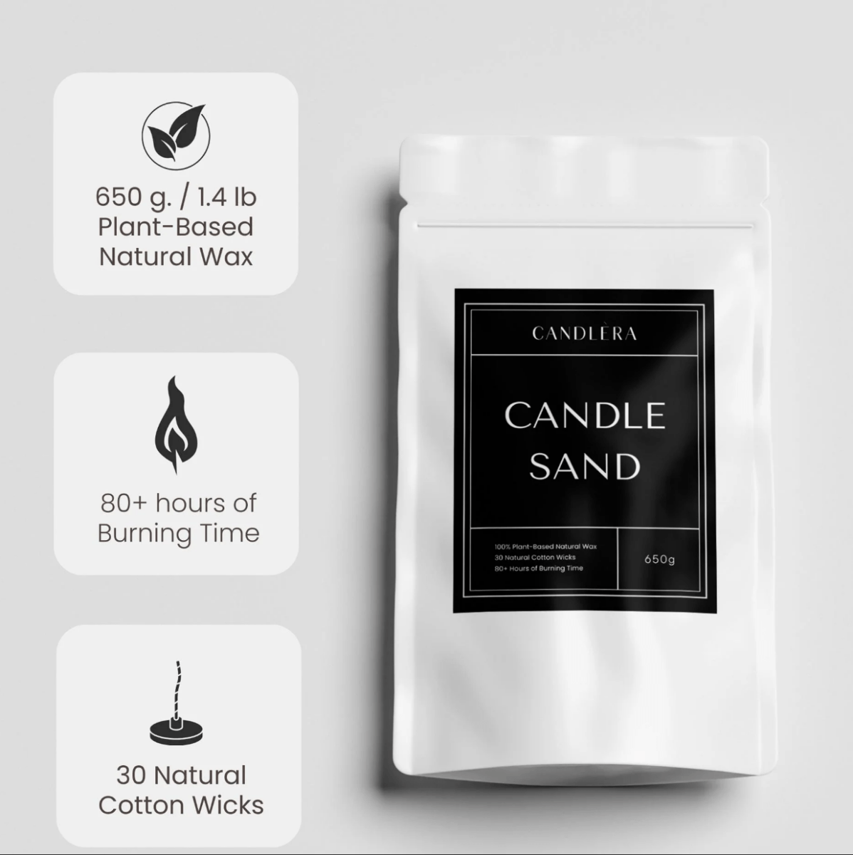 Cera Perlata Sabbia Per Candele Ovaletta, 800g Blu Con Stoppini Inclusi - Cera Vegetale Per Decorazioni Creative Cera Perlata Per Candele Cera Perlata Sabbia Per Candele Ovaletta, 800g Blu Con Stoppini Inclusi - Cera Vegetale Per Decorazioni Creative Cera Perlata Per Candele