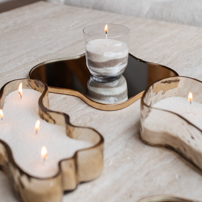 Sabbia di Cera per Candele Set 3 Colori Beige - HS