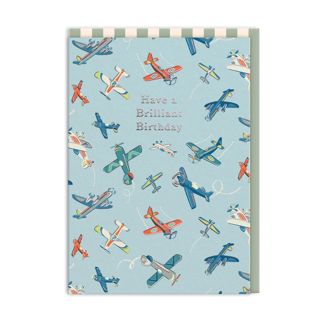 Cath Kidston Brilliant Planes Birthday Card - Infinity Concept Store