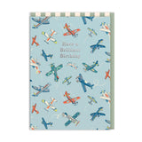 Cath Kidston Brilliant Planes Birthday Card
