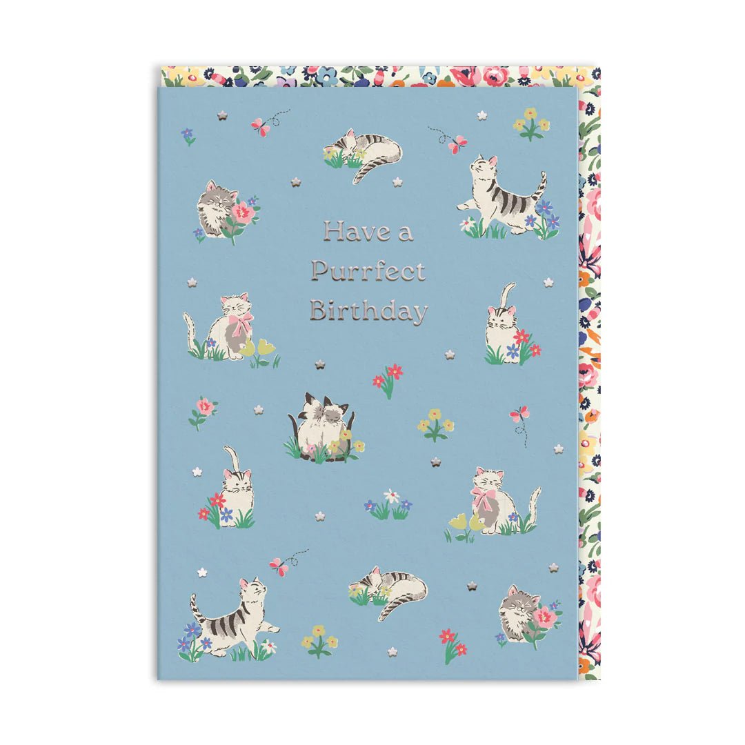 Cath Kidston Purrfect Kittens Birthday Card - Infinity Concept Store
