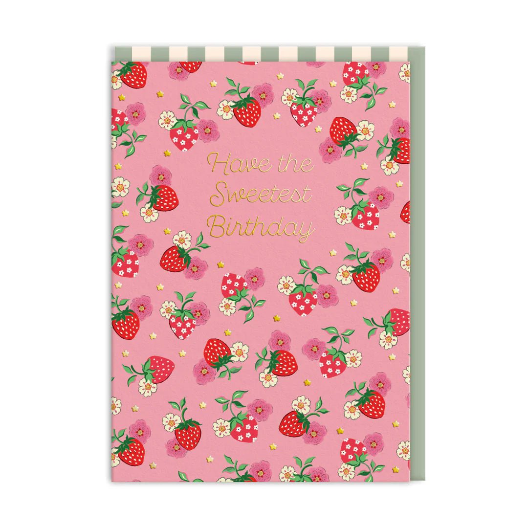 Cath Kidston Sweetest Strawberry Birthday Card - Infinity Concept Store