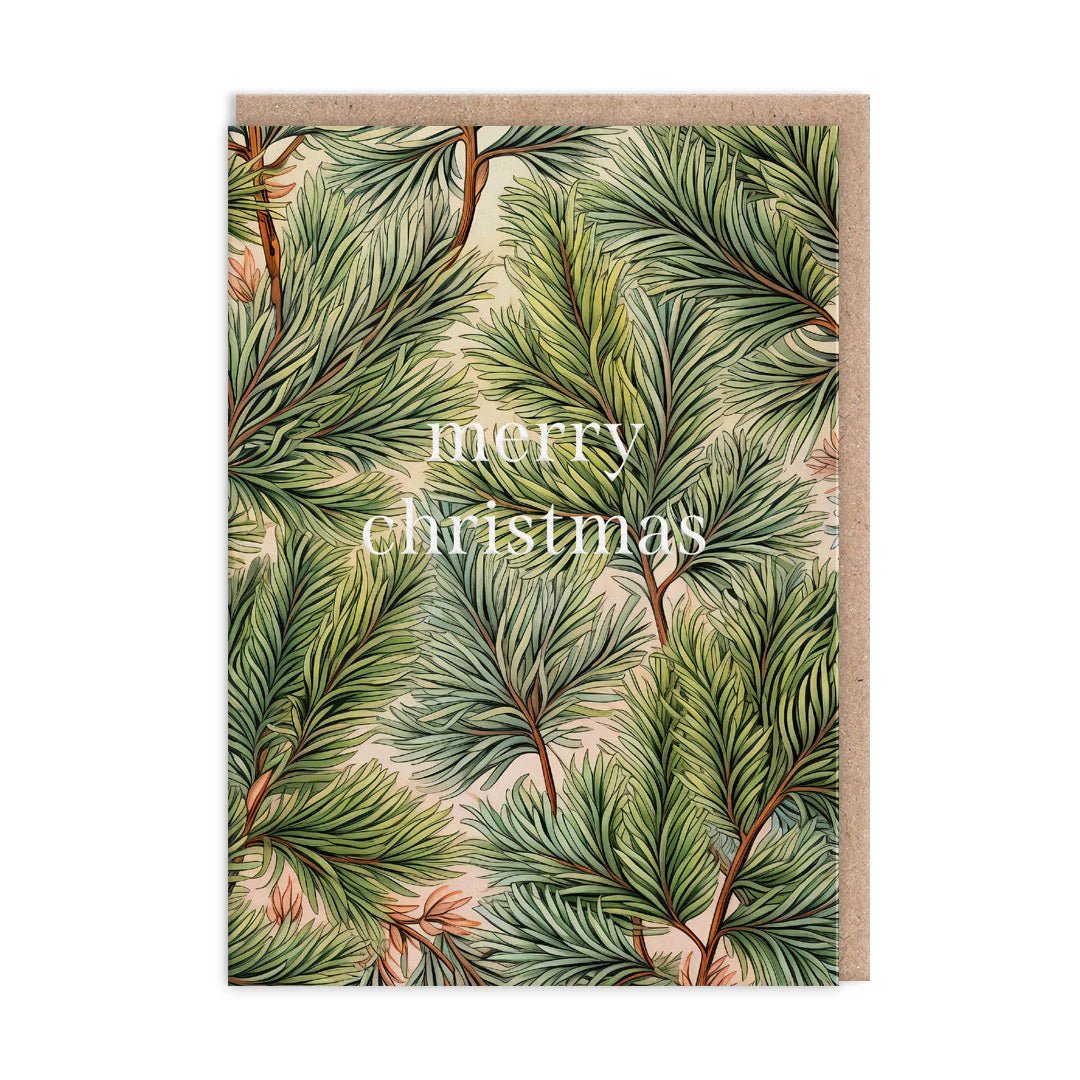 Christmas Tree Botanical x 3 Disegni Pacco da 9 Cards - Infinity Concept Store