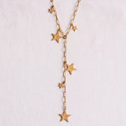 Collana lunga con catena a D con mix di stelle - Infinity Concept Store