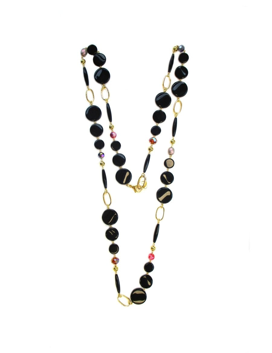 Collana lunga Teorema nera - Infinity Concept Store