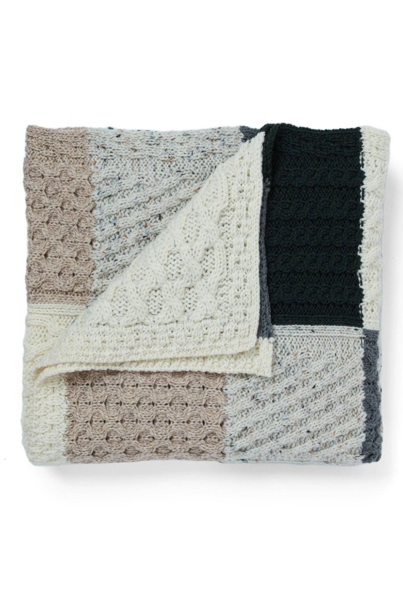 Coperta a intarsio Killala Aran - Infinity Concept Store
