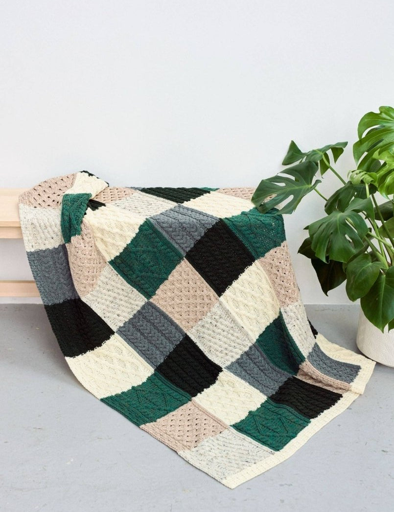 Coperta a intarsio Killala Aran - Infinity Concept Store