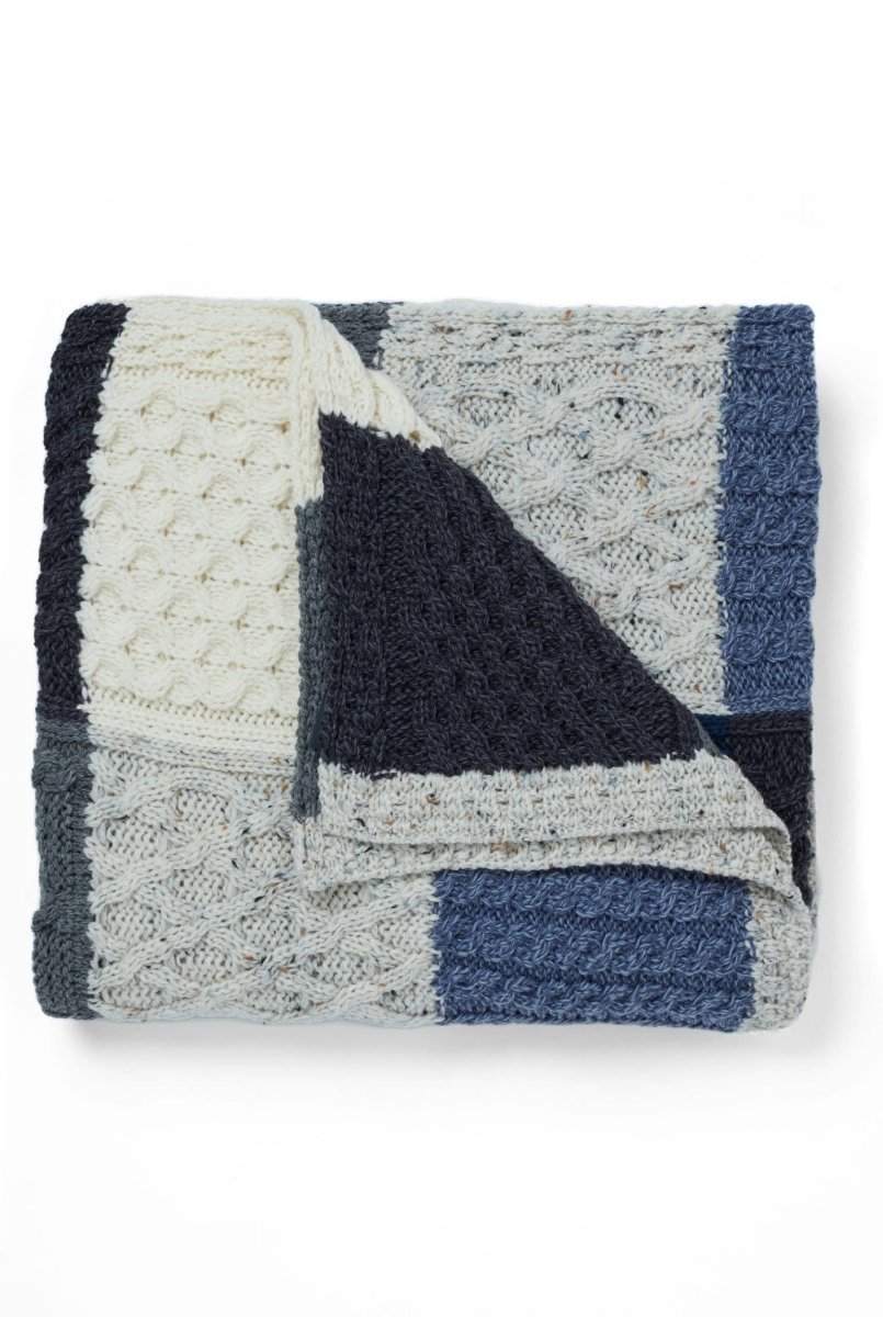 Coperta con intarsio Killala Aran - Infinity Concept Store
