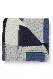 Coperta con intarsio Killala Aran - Infinity Concept Store