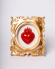 CORNICE ORO CON CUORE ROSSO - Infinity Concept Store