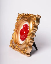CORNICE ORO CON CUORE ROSSO - Infinity Concept Store