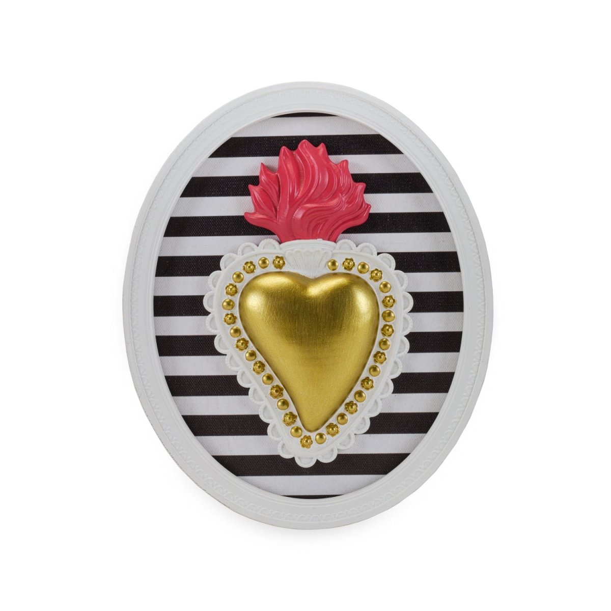 CORNICE OVALE CON CUORE ORO - Infinity Concept Store
