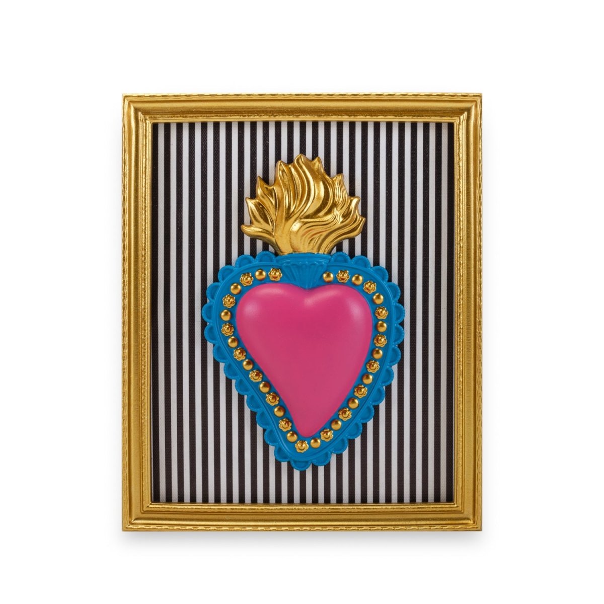 CORNICE RETTANGOLARE CON CUORE FUCSIA - Infinity Concept Store